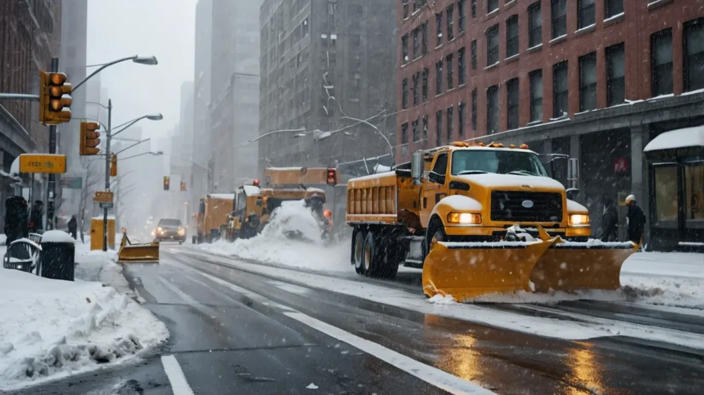  Snow and Ice Hit Major U.S. Cities as Winter Storms Approach.