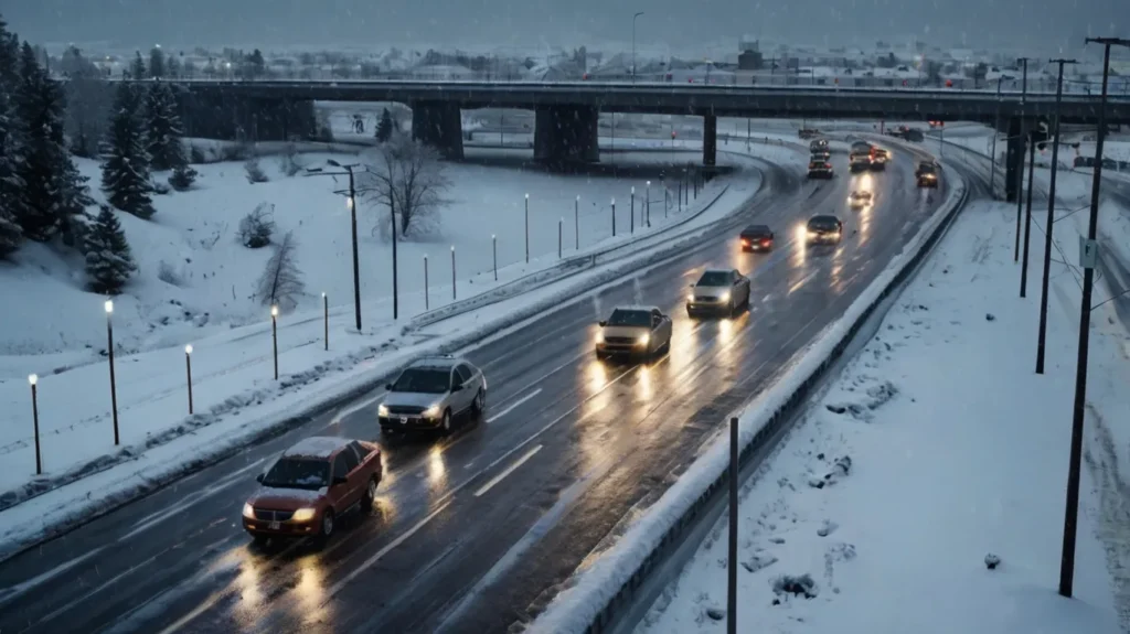  Dangerous Road Conditions as Early Winter Storms Arrive.